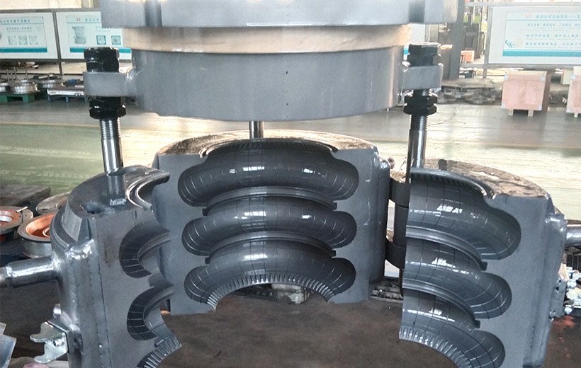 Convoluted Air Spring Curing Press