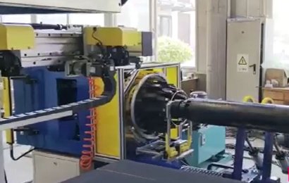 Semi-automatic building machine for rolling lobe air spring