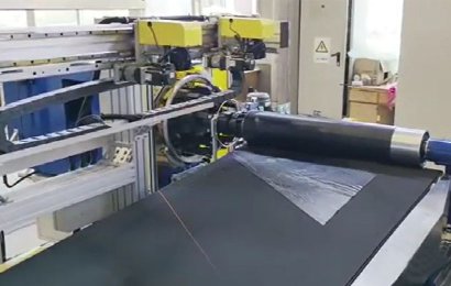Semi-automatic building machine for rolling lobe air spring